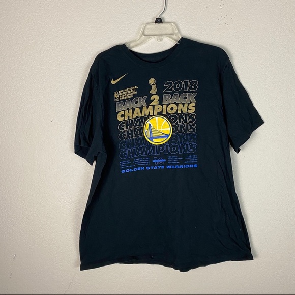 Golden State Warriors Back To Back Champs Shirt - Picture 1 of 6